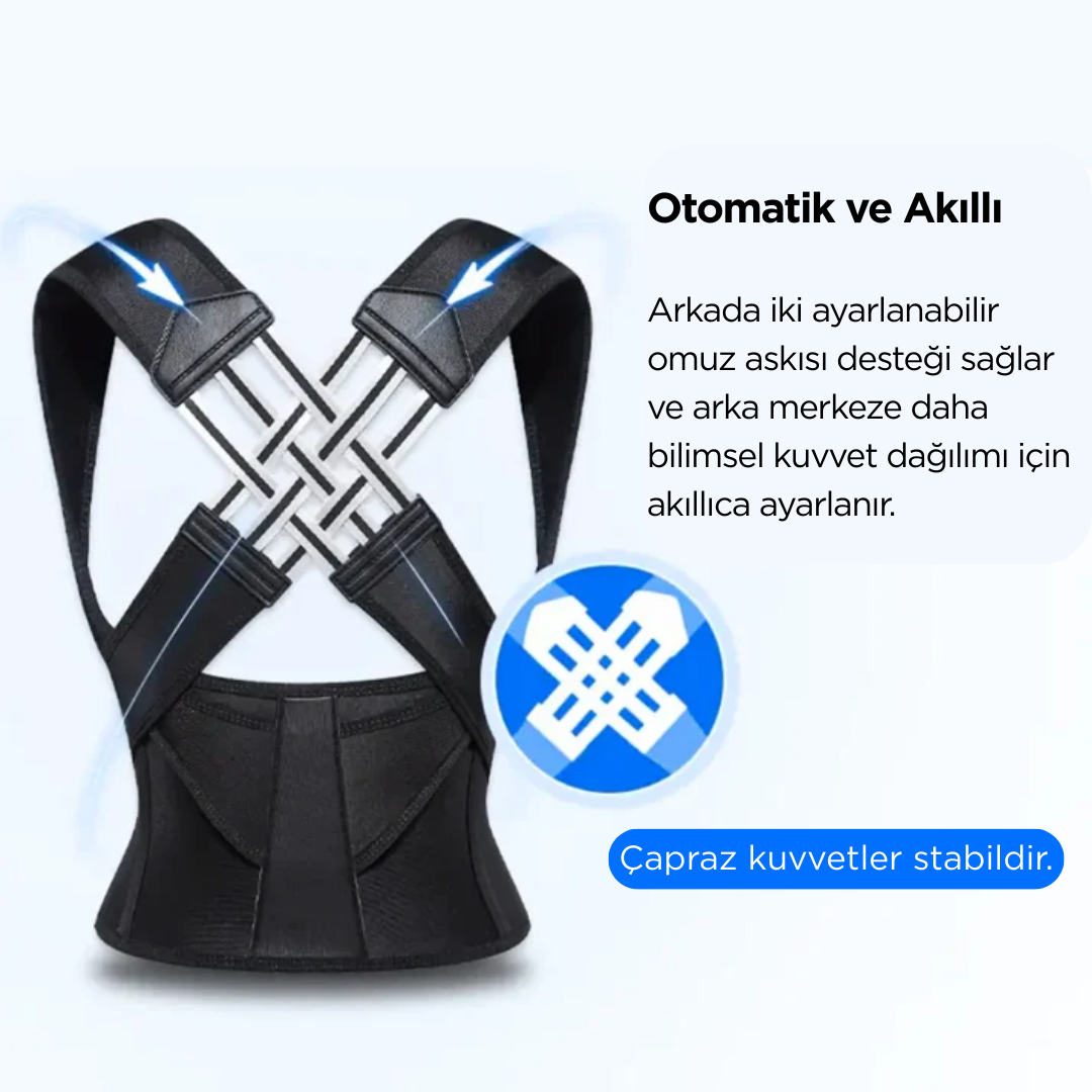 KAMBURLAŞMA ÖNLEYİCİ DİK DURUŞ KORSESİ