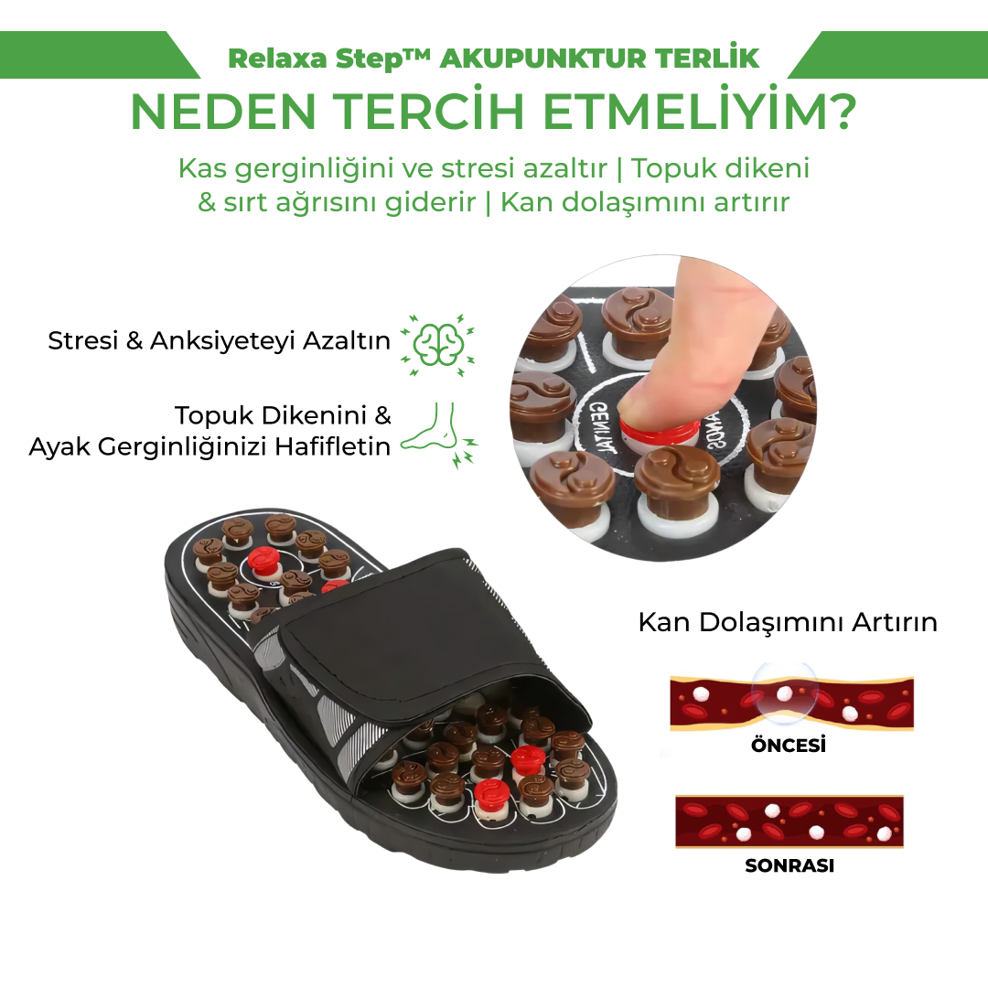 Akupunktur Refloksoloji Masaj Terliği